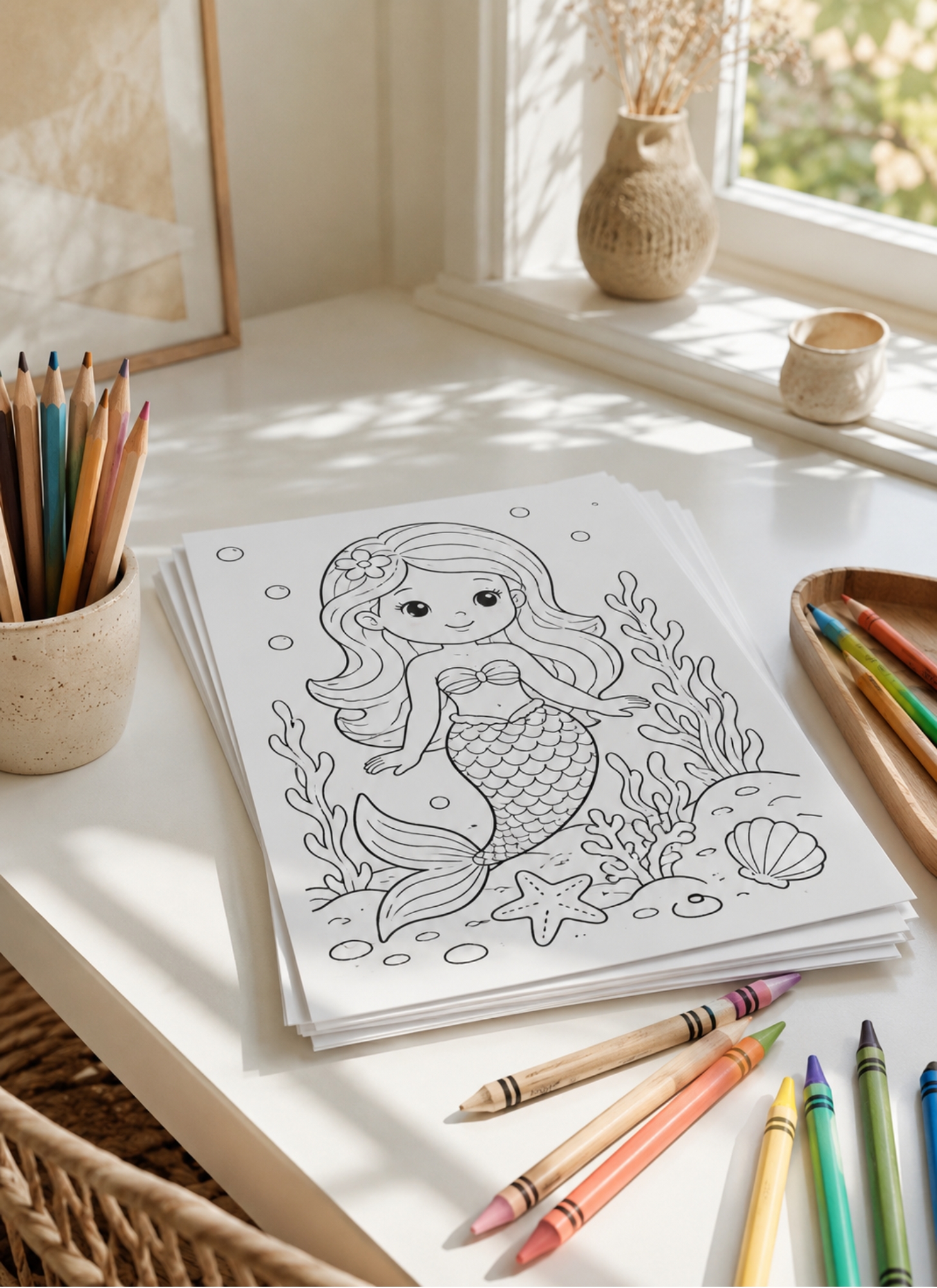 Coloring Page Prompts