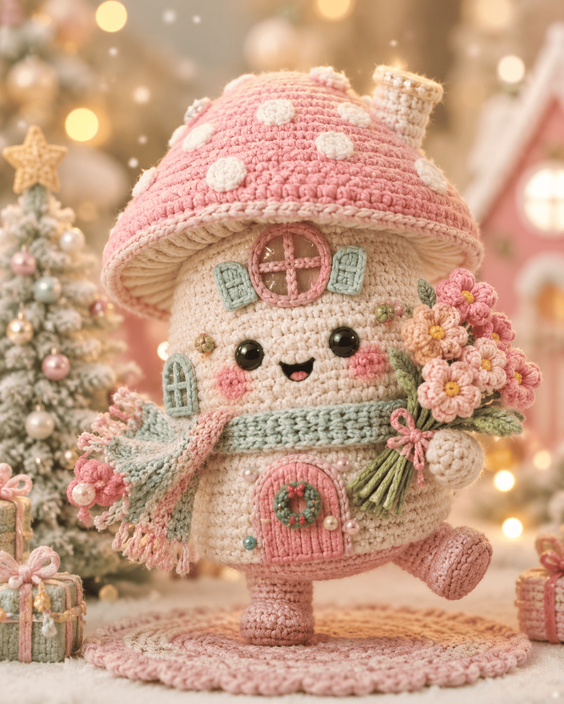 Crochet style sample