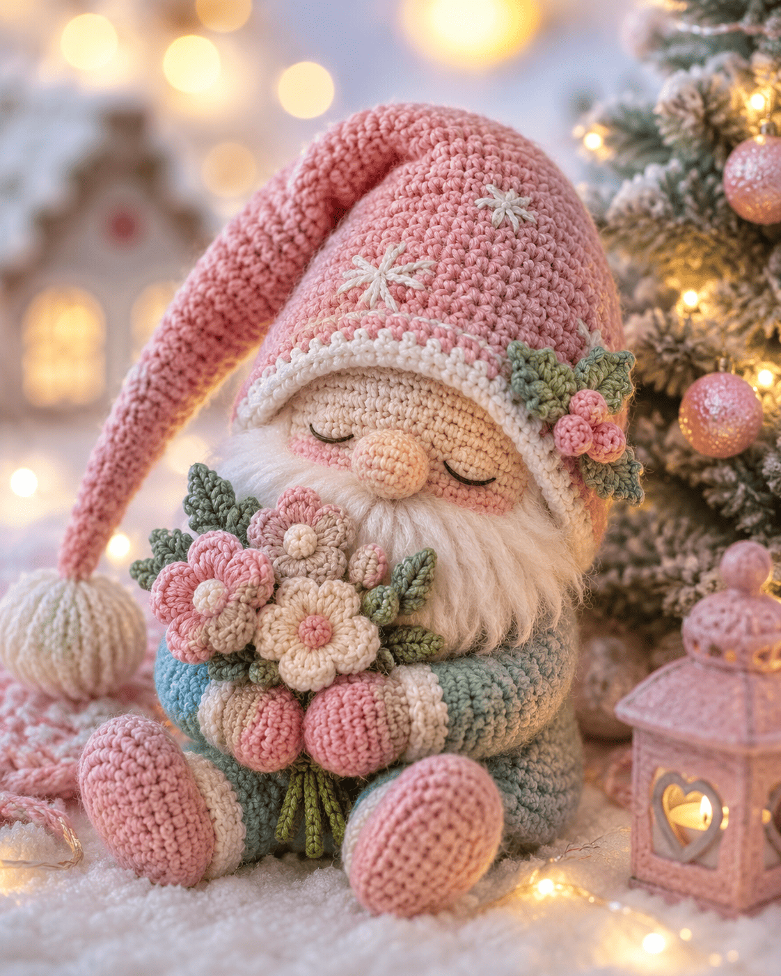 Crochet style sample