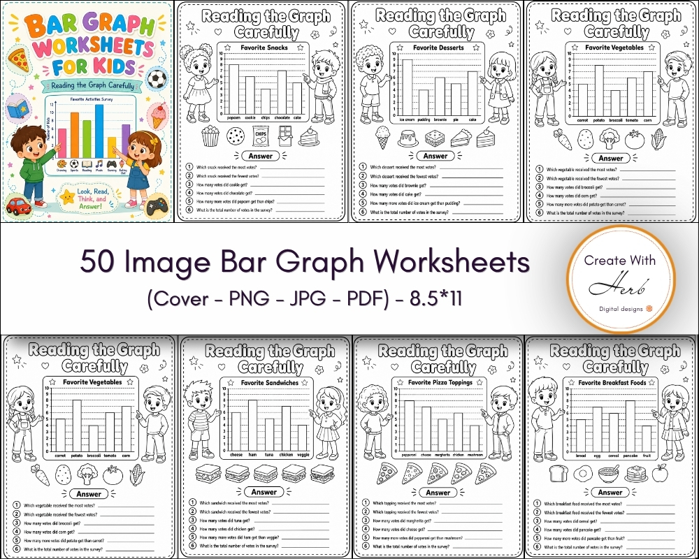 Bar Graph Worksheets for Kids