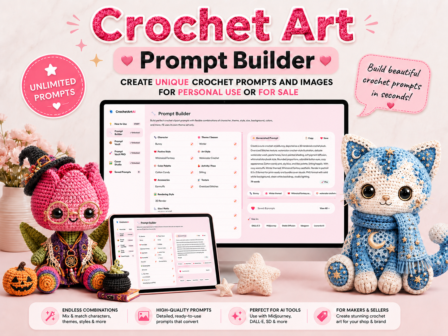 Crochet Art Prompt Builder